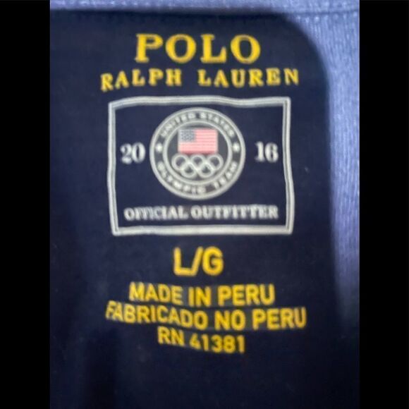 Polo Ralph Lauren UNITED STATES OLYMPIC TEAM 2016 half zip pullover - Picture 2 of 3